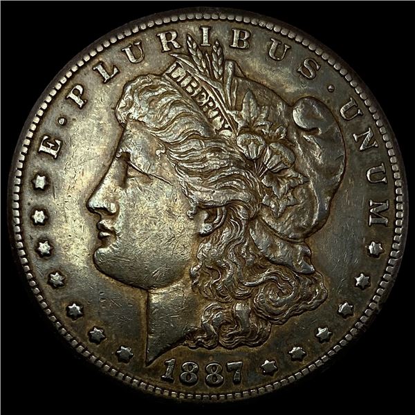 1887-S Silver Morgan Dollar CHOICE AU