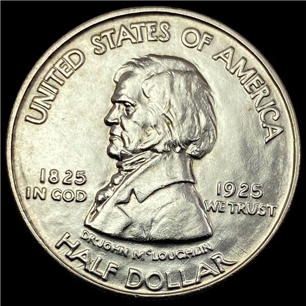 1925 Silver Half Dollar Fort Vancouver UNCIRCULATED