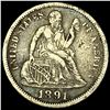 Image 1 : 1891-O Silver Seated Liberty Dime LIGHTLY CIRCULATED