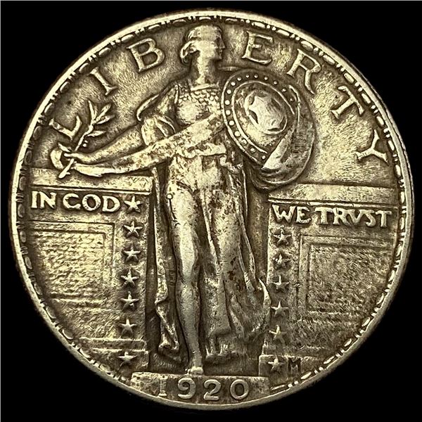 1920 Standing Liberty Silver Quarter NEARLY UNCIRCULATED