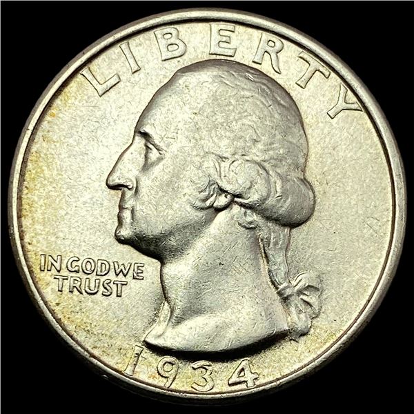 1934-D Silver Washington Quarter CLOSELY UNCIRCULATED