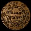Image 2 : 1835 Braided Hair Half Cent CLOSELY UNCIRCULATED