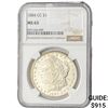 Image 1 : 1884-CC Morgan Silver Dollar NGC MS63