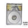 Image 1 : 1921 Mercury Silver Dime ANACS VF30