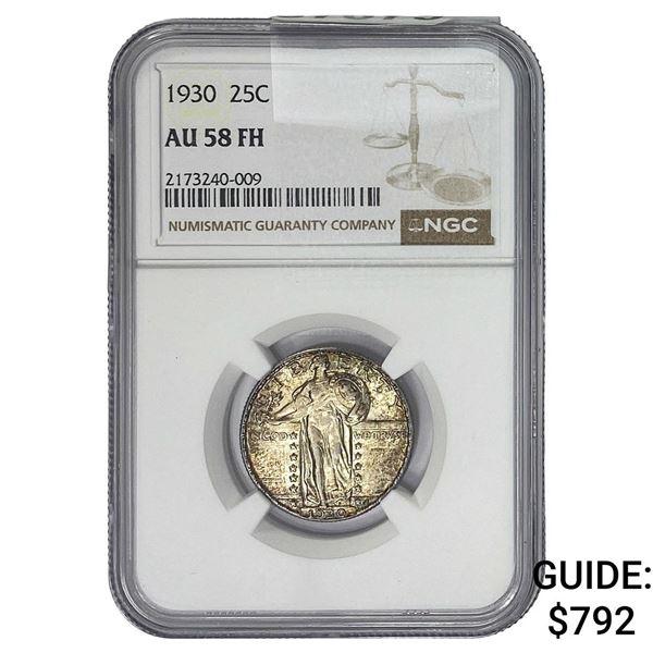 1930 Standing Liberty Quarter NGC AU58 FH