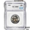 Image 1 : 1964 Washington Silver Quarter ICG MS66
