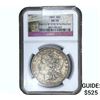 Image 1 : 1892 Morgan Silver Dollar NGC AU55
