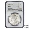Image 1 : 1897-S Morgan Silver Dollar NGC MS62