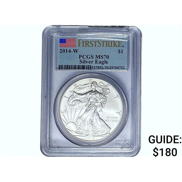 2014-W Silver Eagle PCGS MS70