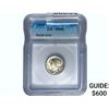 1944 Mercury Silver Dime ICG MS66 Partial Collar
