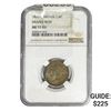 1826 G. Britain 1/4 Penny Drapped Bust NGC AU55 BN