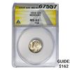 Image 1 : 1916 Mercury Silver Dime ANACS MS62 FSB