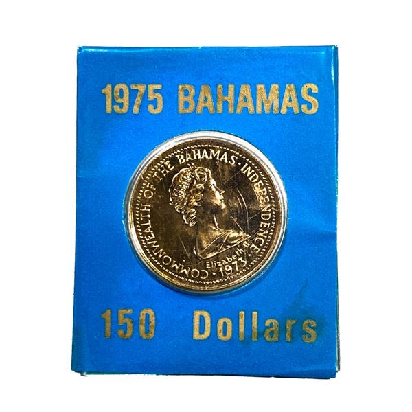 1973 $150 Gold Coin Bahamas (.2415 AGW)