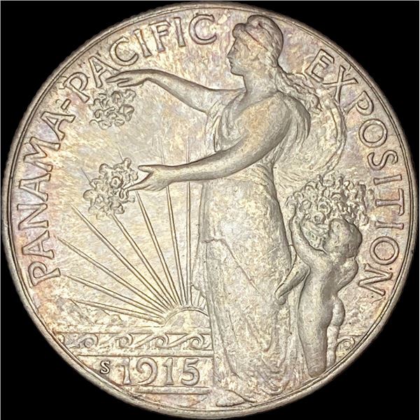 1915-S Silver Panama-Pacific Half Dollar HIGH GRADE