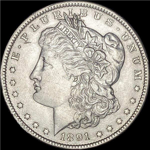 1891 Morgan Silver Dollar CHOICE AU