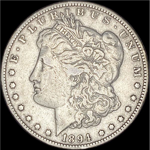 1894-S Silver Morgan Dollar NEARLY UNCIRCULATED