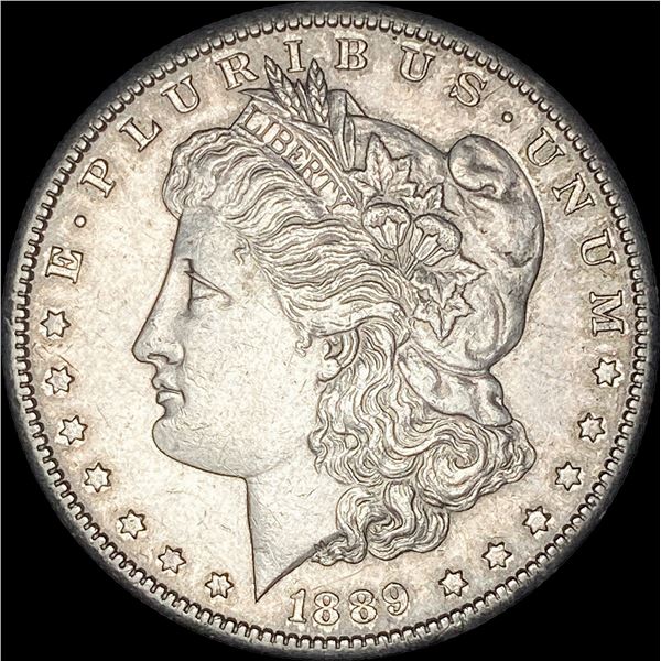 1889-S Silver Morgan Dollar CHOICE AU
