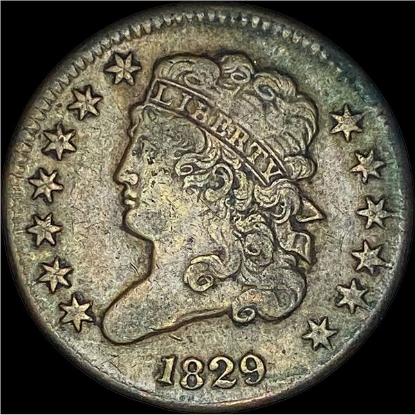 1829 Classic Head Half Cent NEARLY UNCIRCULATED