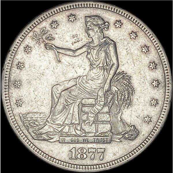 1877-S Silver Trade Dollar CLOSELY UNCIRCULATED