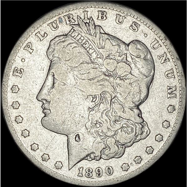 1890-CC Silver Morgan Dollar LIGHTLY CIRCULATED