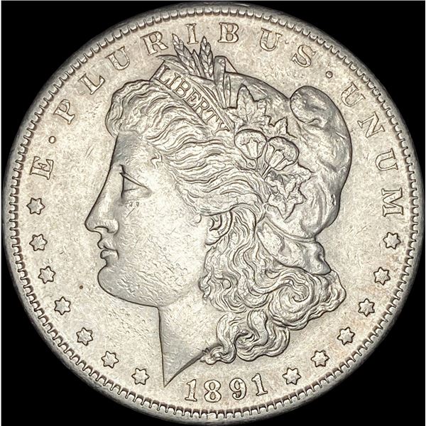 1891-S Silver Morgan Dollar CLOSELY UNCIRCULATED