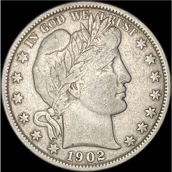 1902 Barber Half Dollar NEARLY UNCIRCULATED