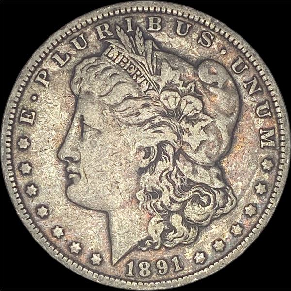 1891-O Silver Morgan Dollar LIGHTLY CIRCULATED