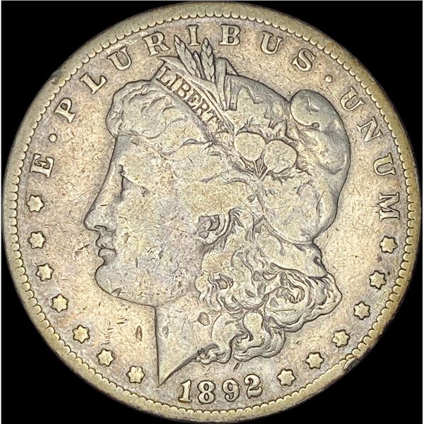 1892-S Silver Morgan Dollar NICELY CIRCULATED