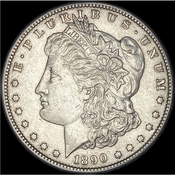 1890-S Silver Morgan Dollar CHOICE AU