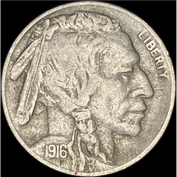 1916-S Buffalo Nickel LIGHT CIRC