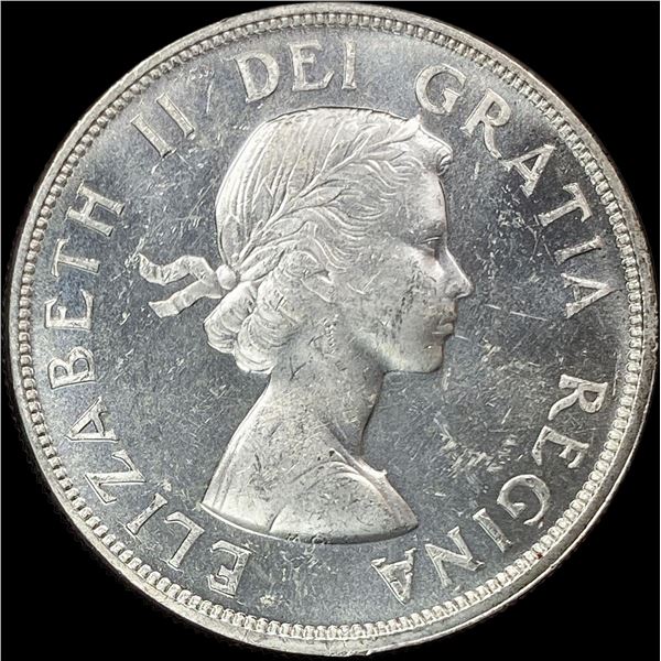 1960 Silver Dollar Canada CHOICE BU