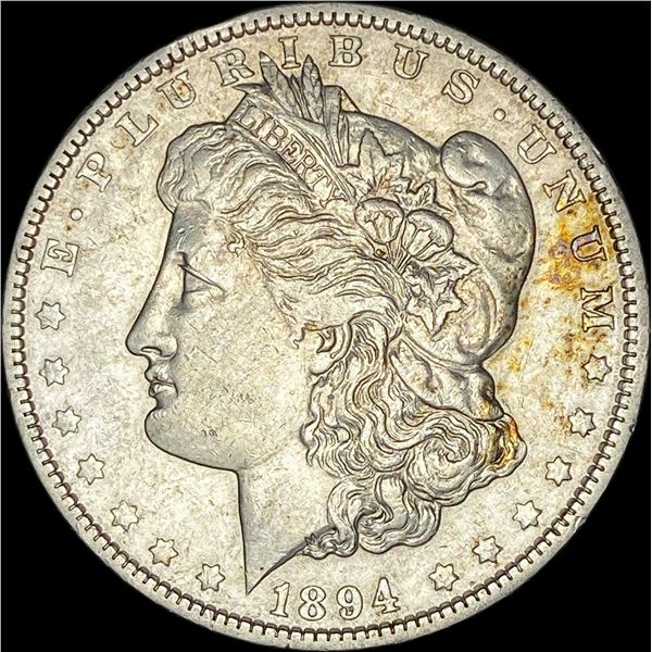1894-S Silver Morgan Dollar NEARLY UNCIRCULATED
