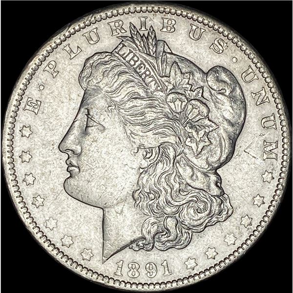 1891-S Silver Morgan Dollar CLOSELY UNCIRCULATED