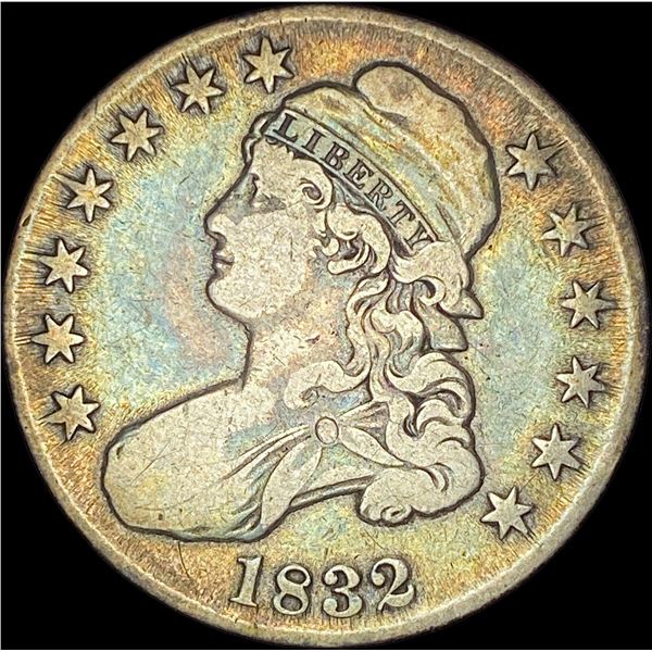 1832 Capped Bust Half Dollar LIGHTLY CIRCULATED