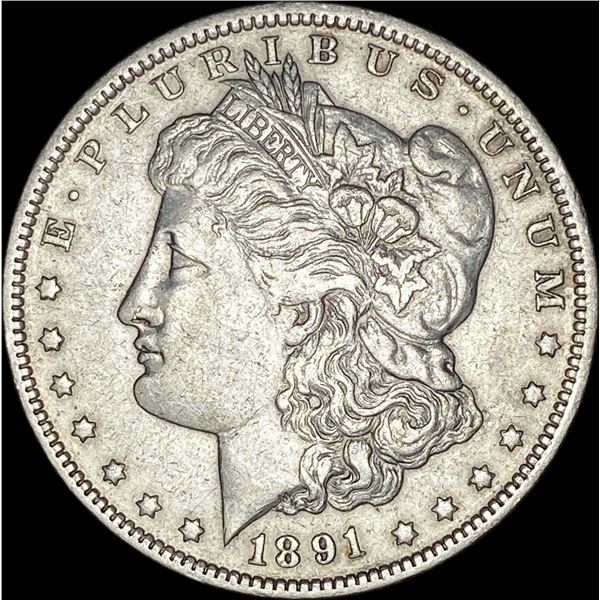 1891-O Silver Morgan Dollar NEARLY UNCIRCULATED