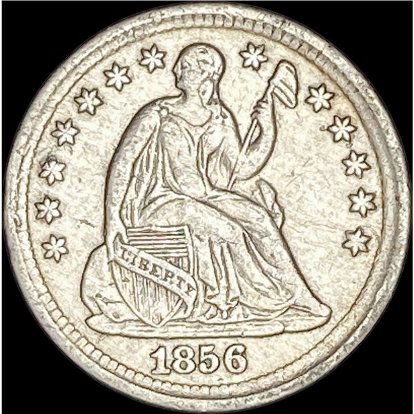 1856 Seated Liberty Half Dime CLOSELY UNCIRCULATED
