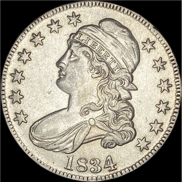 1834 Capped Bust Half Dollar CLOSELY UNCIRCULATED