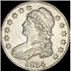 Image 1 : 1834 Capped Bust Half Dollar CLOSELY UNCIRCULATED