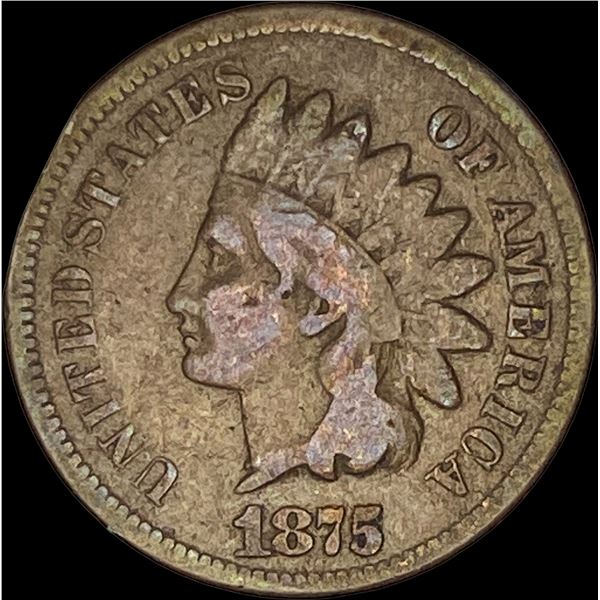 1875 Indian Head Cent NICELY CIRCULATED