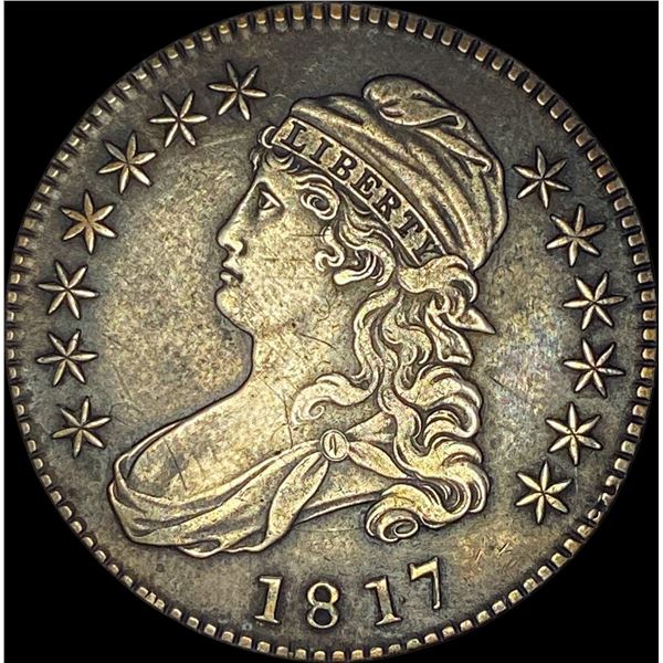 181.7 Capped Bust Half Dollar NEAR UNC