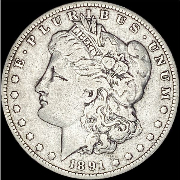1891-O Silver Morgan Dollar LIGHTLY CIRCULATED