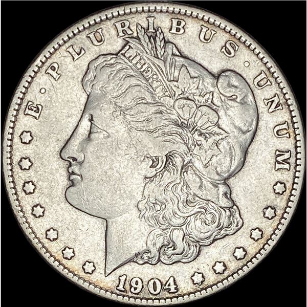 1904-S Silver Morgan Dollar NEARLY UNCIRCULATED