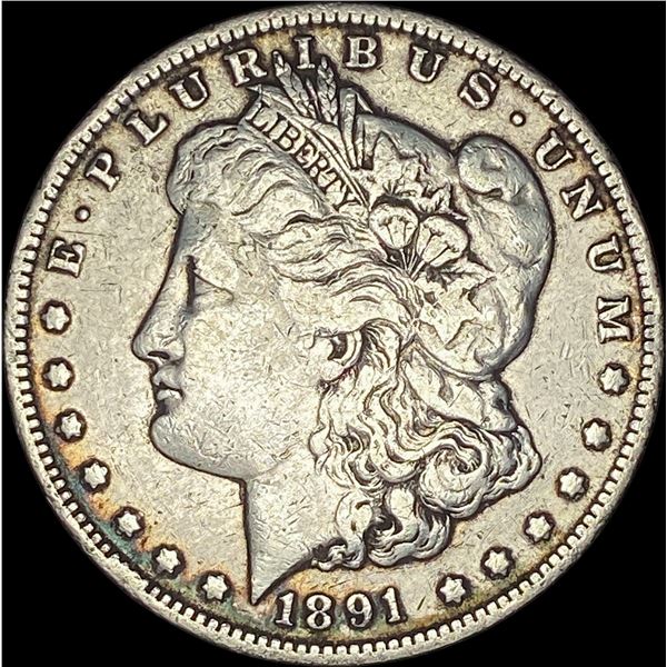 1891-O Silver Morgan Dollar LIGHTLY CIRCULATED