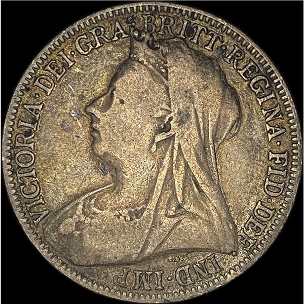 1895 Silver Florin (Two Shillings) UK LIGHTLY CIRCULATED