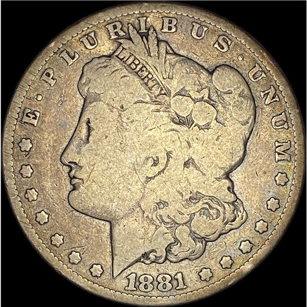 1881-CC Morgan Silver Dollar NICELY CIRCULATED