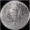 Image 2 : 1993 Silver 1 oz Canadian Maple Leaf SUPERB GEM BU