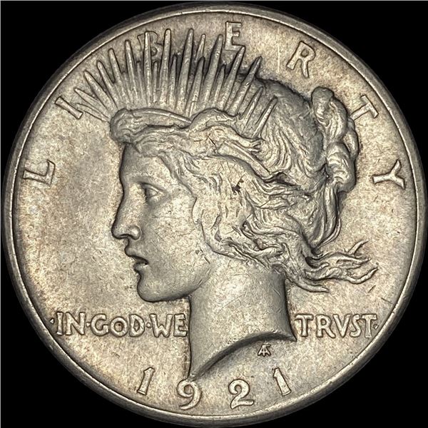 1921 Silver Peace Dollar CLOSELY UNCIRCULATED