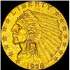 Image 1 : 1928 Indian Head $2.5 Gold Quarter Eagle CLOSELY UNCIRCULATED