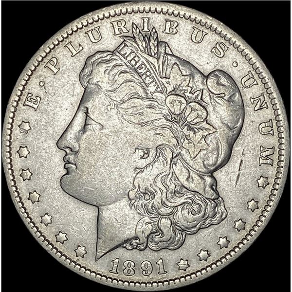 1891-O Silver Morgan Dollar NEARLY UNCIRCULATED