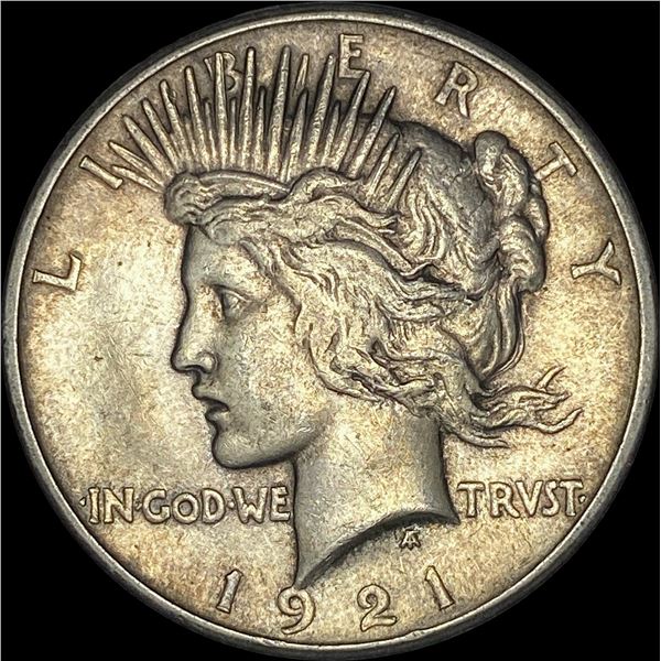 1921 Silver Peace Dollar CLOSELY UNCIRCULATED